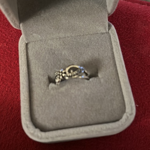 Toe Ring Silver Center Flower 🌸 Filigree & Beaded - Picture 3 of 5